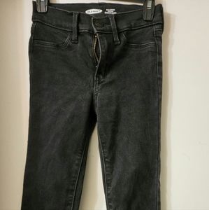Girls Black Denim Jeans